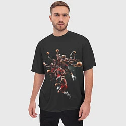 Футболка оверсайз мужская Michael Jordan Style, цвет: 3D-принт — фото 2
