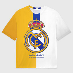 Футболка оверсайз мужская Real Madrid CF, цвет: 3D-принт