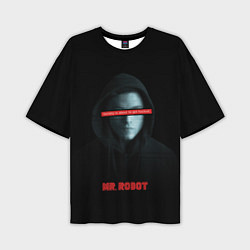 Мужская футболка оверсайз Mr Robot