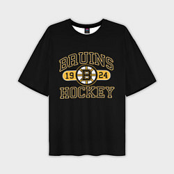Мужская футболка оверсайз Boston Bruins: Est.1924