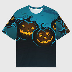 Футболка оверсайз мужская Halloween3, цвет: 3D-принт