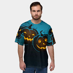 Футболка оверсайз мужская Halloween3, цвет: 3D-принт — фото 2