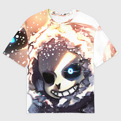 Футболка оверсайз мужская Sans and snow, цвет: 3D-принт