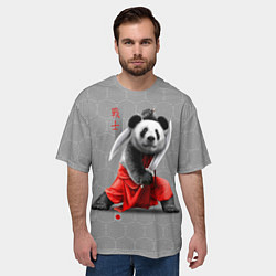 Футболка оверсайз мужская Master Panda, цвет: 3D-принт — фото 2