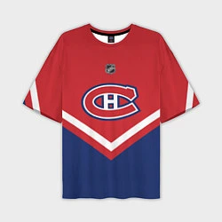Мужская футболка оверсайз NHL: Montreal Canadiens