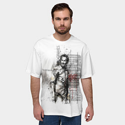 Футболка оверсайз мужская Rick Grimes, цвет: 3D-принт — фото 2