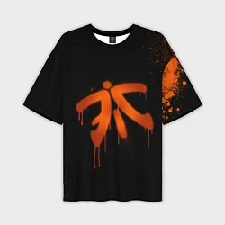 Футболка оверсайз мужская Fnatic: Black collection, цвет: 3D-принт