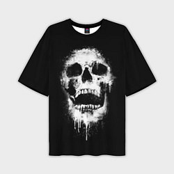 Мужская футболка оверсайз Evil Skull