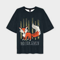 Мужская футболка оверсайз No Fox Given