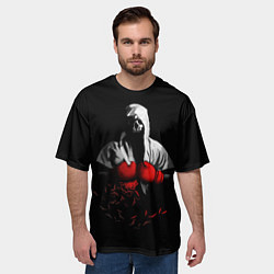 Футболка оверсайз мужская Мертвый боксер, цвет: 3D-принт — фото 2