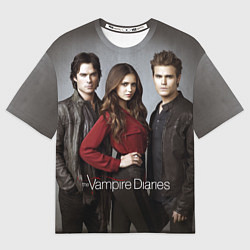 Футболка оверсайз мужская Vampire Trio, цвет: 3D-принт