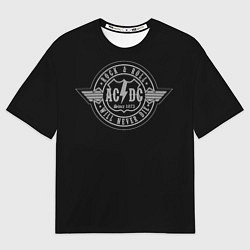 Футболка оверсайз мужская AC/DC: Will never die, цвет: 3D-принт