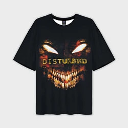 Футболка оверсайз мужская Disturbed Demon, цвет: 3D-принт