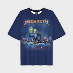 Футболка оверсайз мужская Megadeth: Rust In Peace, цвет: 3D-принт