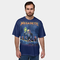 Футболка оверсайз мужская Megadeth: Rust In Peace, цвет: 3D-принт — фото 2