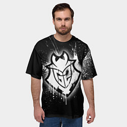 Футболка оверсайз мужская Gamers 2: Black collection, цвет: 3D-принт — фото 2