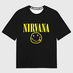 Мужская футболка оверсайз Nirvana Rock