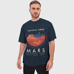 Футболка оверсайз мужская Mars Adventure Camp, цвет: 3D-принт — фото 2