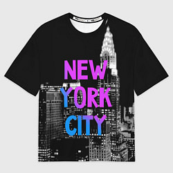 Футболка оверсайз мужская Flur NYC, цвет: 3D-принт