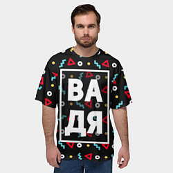Футболка оверсайз мужская Вадя, цвет: 3D-принт — фото 2