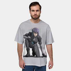 Футболка оверсайз мужская Ghost In The Shell 5, цвет: 3D-принт — фото 2