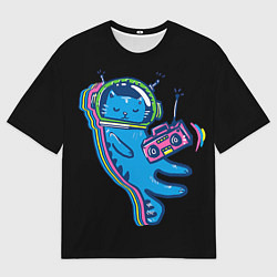 Мужская футболка оверсайз Космокот 1
