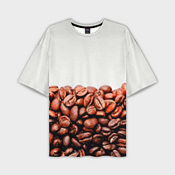 Мужская футболка оверсайз Coffee