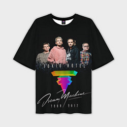 Мужская футболка оверсайз Tokio Hotel: Dream Band