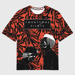 Футболка оверсайз мужская Twenty One Pilots, цвет: 3D-принт