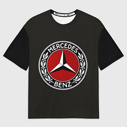 Футболка оверсайз мужская Mercedes-Benz, цвет: 3D-принт