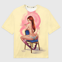 Футболка оверсайз мужская Pin Up Girl, цвет: 3D-принт