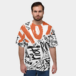 Футболка оверсайз мужская Paramore: Riot, цвет: 3D-принт — фото 2