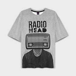 Футболка оверсайз мужская Radiohead Retro, цвет: 3D-принт