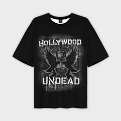 Футболка оверсайз мужская Hollywood Undead: LA, цвет: 3D-принт