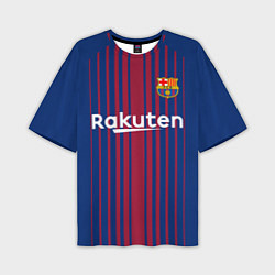 Футболка оверсайз мужская FCB Barcelona: Rakuten, цвет: 3D-принт