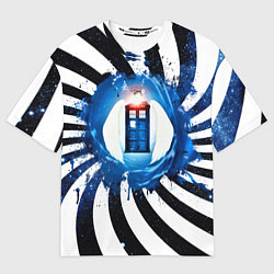 Футболка оверсайз мужская Gypno Tardis, цвет: 3D-принт