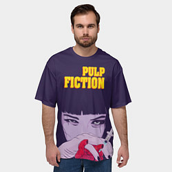 Футболка оверсайз мужская Pulp Fiction: Dope Heart, цвет: 3D-принт — фото 2