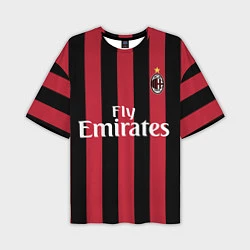 Футболка оверсайз мужская Milan FC: Form 2018, цвет: 3D-принт
