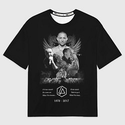Футболка оверсайз мужская Bennington Memories, цвет: 3D-принт