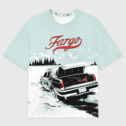 Футболка оверсайз мужская Fargo Car, цвет: 3D-принт