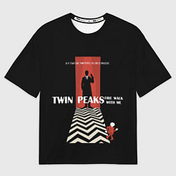 Футболка оверсайз мужская Twin Peaks Man, цвет: 3D-принт