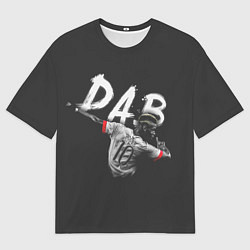 Футболка оверсайз мужская Paul Pogba: Dab, цвет: 3D-принт