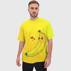 Футболка оверсайз мужская Just Banana (Yellow), цвет: 3D-принт — фото 2