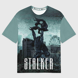 Футболка оверсайз мужская STALKER: Pripyat, цвет: 3D-принт