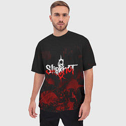 Футболка оверсайз мужская Slipknot: Blood Blemishes, цвет: 3D-принт — фото 2
