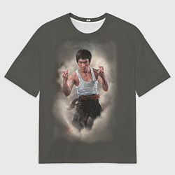 Футболка оверсайз мужская Брюс Ли, цвет: 3D-принт