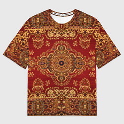 Футболка оверсайз мужская Человек-ковер, цвет: 3D-принт