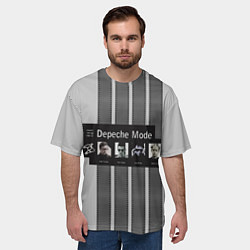 Футболка оверсайз мужская Группа Depeche Mode, цвет: 3D-принт — фото 2