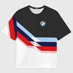 Футболка оверсайз мужская BMW M SPORT, цвет: 3D-принт