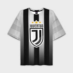 Футболка оверсайз мужская Juventus FC: New logo, цвет: 3D-принт